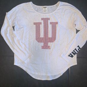 PINK VS-Indiana University-IU Bling Shirt